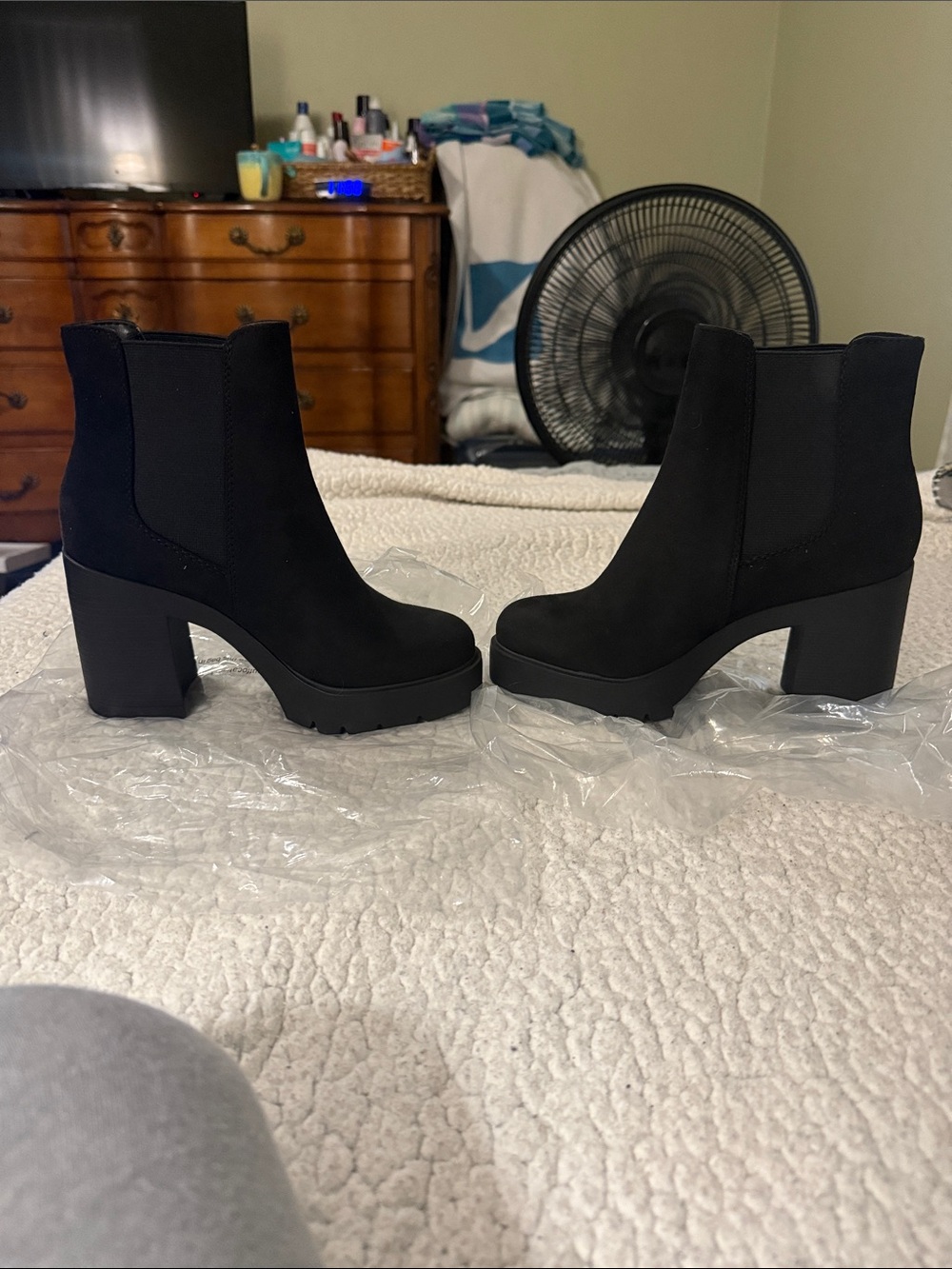 Black boots